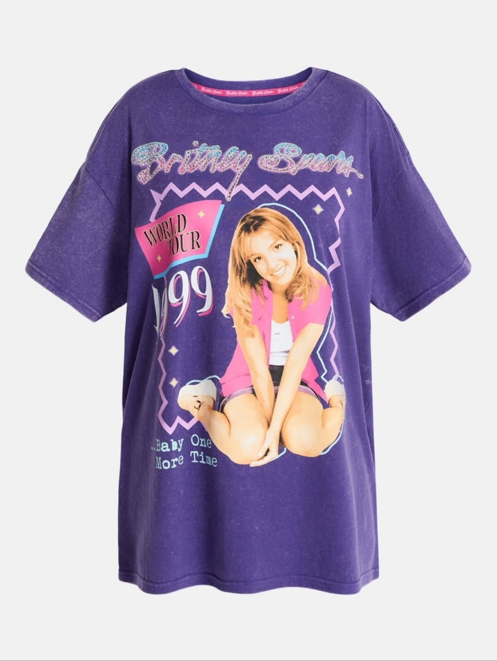 Purple Britney Spears 1999 Tour Graphic Tee